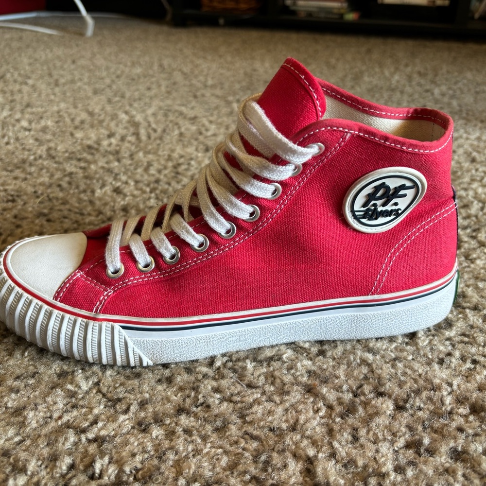 PF Flyers Red Size 9.5 women’s Hightop Streetwear